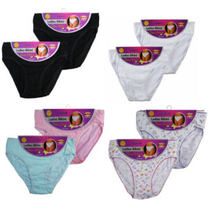 Ladies Cotton Bikini Briefs, Knickers Underwear