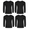 MEN’S THERMAL FULL SLEEVE TOPS black