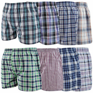 Men’s Assorted Colours Executive Cotton Woven Boxer Shorts