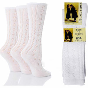 Girls Knee High Pelerine School Socks