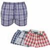 Men’s Assorted Colors Executive Cotton Woven Boxer Shorts