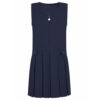 BOX PLEAT ZIP FRONT PINAFORE SCHOOL,Navy