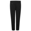 Boys Half Elastic Back Pull-Up School Trouser With Zip & Clip Teflon-C in black