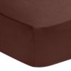 Best Quality Easy care Long Lasting Polly cotton Fitted Sheets & Pillow Cases in brown