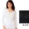 Women Thermal Underwear Short Long Sleeve Tops Vest & Long John long-sleeve-spencer