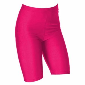 Girls Kids Stretchy Shiny Dance Running Sports Cycling Shorts Pants (Made in UK)