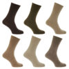 Men’s Diabetic Socks, Non Elasticated Soft Top Cotton Socks in fashion assorted