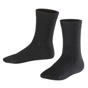 Girls & Boys Unisex Plain Cotton Mix School Ankle Socks