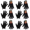 MEN COMFORT FIT WARM HOT THERMAL GLOVES IN BLACK