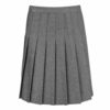 Girls All Round Knife Pleat School Uniform Skirt Grey