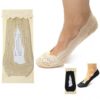 Ladies Girls Shoe Footie Invisible Thin Lace Liner Socks