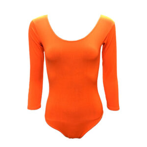 Girls Kids Long Sleeve Sports Dance Ballet Gymnastics Bodysuit Leotard (UK Made)