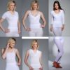 Women Thermal Underwear Short Long Sleeve Tops Vest & Long John
