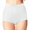 Ladies / Women Tummy Tuck Bum Lift Firm Control Body Shape Briefs in white