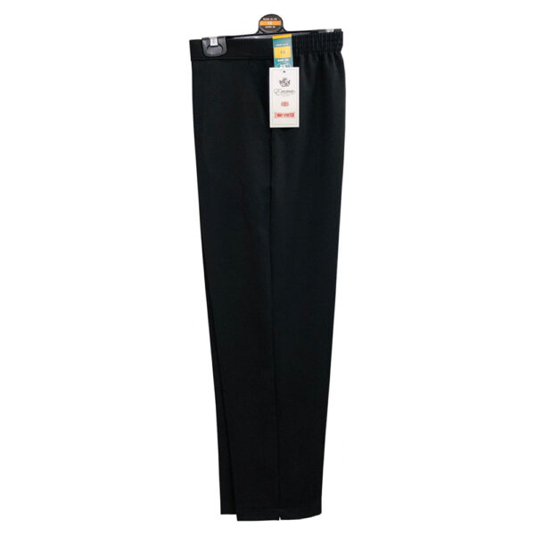 Ladies Half Elasticated Waist Pull On Trouser in brown colour