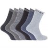 Men Hike Thick Chunky Walking Work Boot Socks Assorted Colours