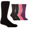 Women Thermal Warm Heat Holder socks in black and assorted colours