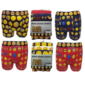 Men Emotion Assorted Colours Cotton Lycra Boxer Shorts