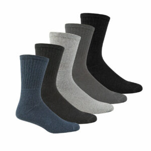 5 X Pairs Men’s Big Foot Cotton Rich Sports Socks Size 12-14