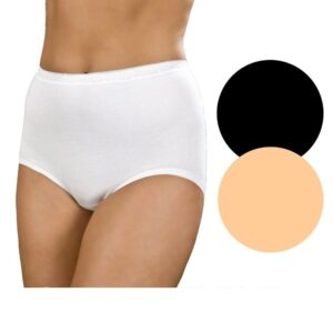 3 X Ladies La Marquise Cotton Smooth Maxi Briefs