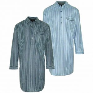 Men’s Champion Brushed Cotton Striped Nightshirt