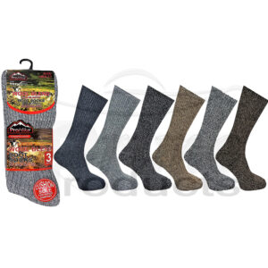 Men’s Easy Grip Wool Blend Non-Elastic Diabetics Socks