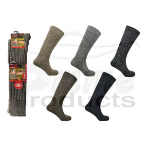 Men’s Long Hose Wool Blend Mountain Thermal Socks