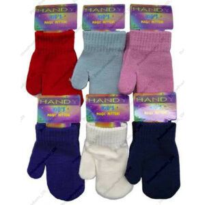 Kids Handy Plain Magic Mittens