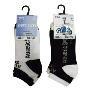 Kids Trainer Socks Invisible Ankle Footwear (Athletic)