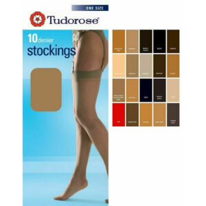 1 X Ladies 10 Denier Smooth Knit Sheer Stockings