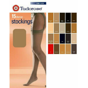 Ladies 15 Denier Smooth Knit Sheer Stockings