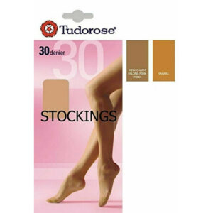 Ladies 30 Denier Smooth Knit Sheer Stockings UK Size 4-7