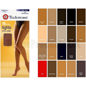 Ladies Tudorose 10 Denier Ultra Sheer Tights “36-42” Hips Size