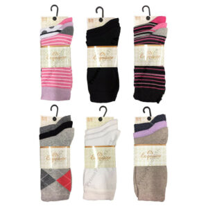 Ladies Assorted Ankle Casual Socks