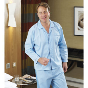 Men’s Plain Cotton Traditional Long Pyjama Set