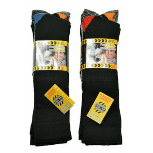 Long Work Boot Socks Cushion Sole Reinforced Toe