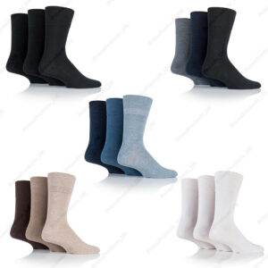 Gentle Grip Non-Binding Honeycomb Top Diabetic Socks