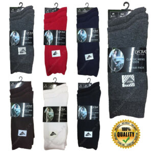 Cotton Lycra Classic Dress Socks