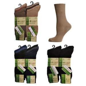 Mens Plain Bamboo Cotton Super Soft Socks (SE106)