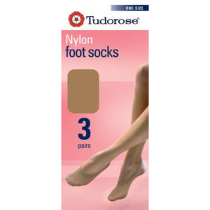 Tudorose Nylon Thin Foot Socks