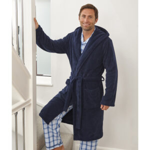 Men’s Champion Fleece Hooded Dressing Gown