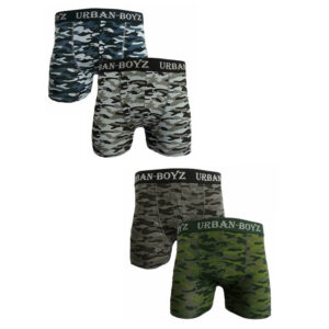 Men’s Urban Boyz Camouflage Cotton Lycra Boxer Shorts
