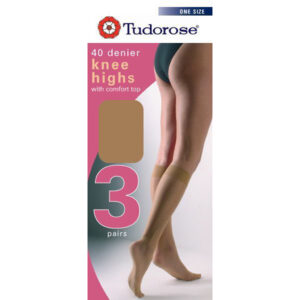 Tudorose 40 Denier Knee High With Comfort Top