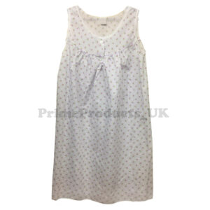 Ladies Poly Cotton Sleeveless Night Dress