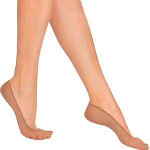 6 X Pairs 15 Denier Nylon Thin Foot Socks