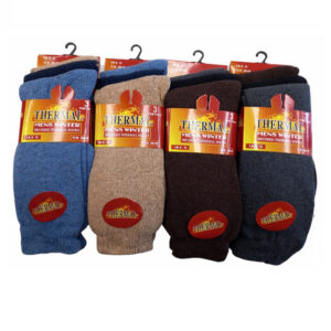 Men’s Thick Warm Brushed Thermal Socks