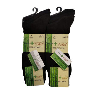 Mens Plain Bamboo Cotton Super Soft Socks (SE106)