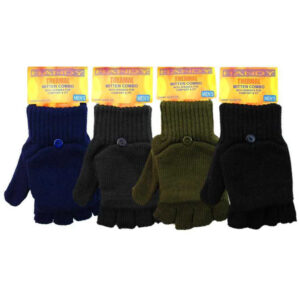 Men’s Handy Assorted Thermal Mitten Combo Gloves