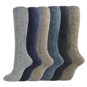 Men’s Long Length Thermal Boot Socks Wool Blend