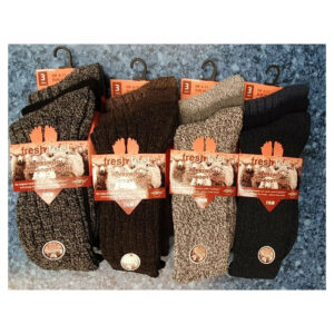 Men’s Fresh Feel Lambs Wool Blend Socks